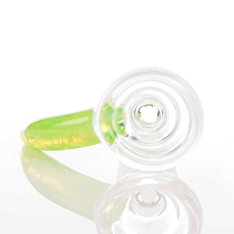 18in 18mm Inline to 8 Arm (Green Slyme) Texas Tubes - Smoke ATX