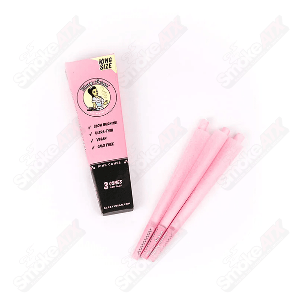 3pk King Size Pink Cones Blazy Susan - Smoke ATX