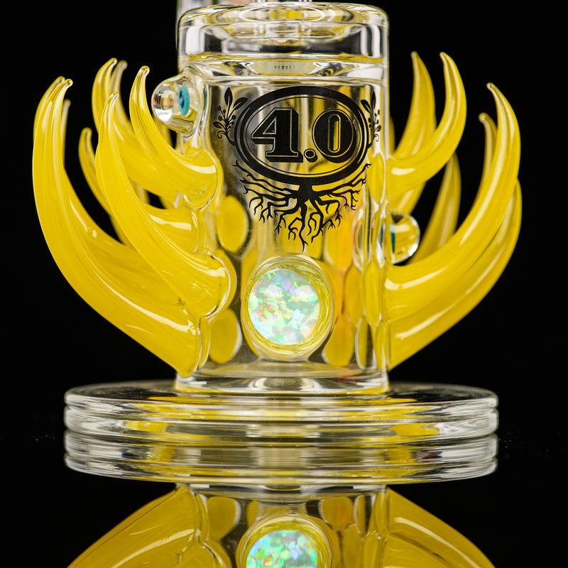 Horned Rig (4.0 Lemondrop ) E.Ross x Freeek Glass - Smoke ATX