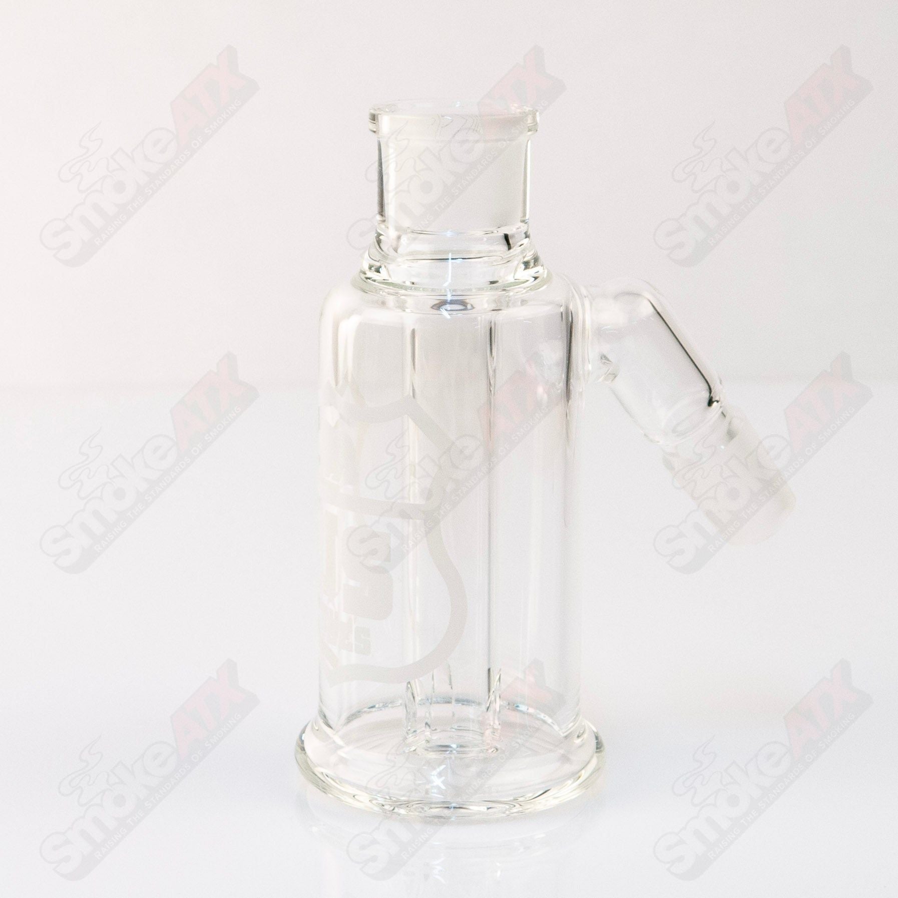 US Tubes Ash Catcher 18mm 45° - White Shield Decal - Smoke ATX