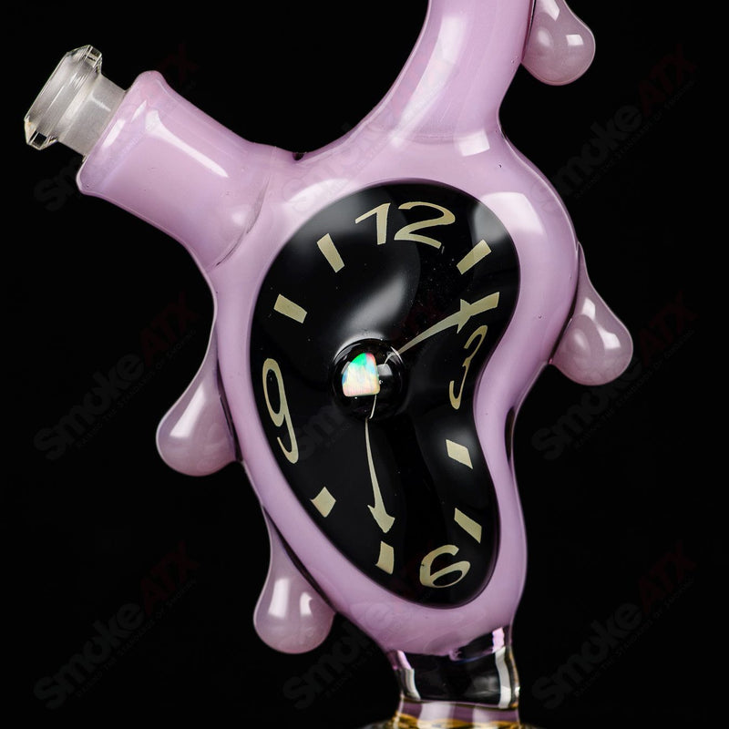 #1 Dali Melting Clock Rig w Opal Accent by Scoby Glass