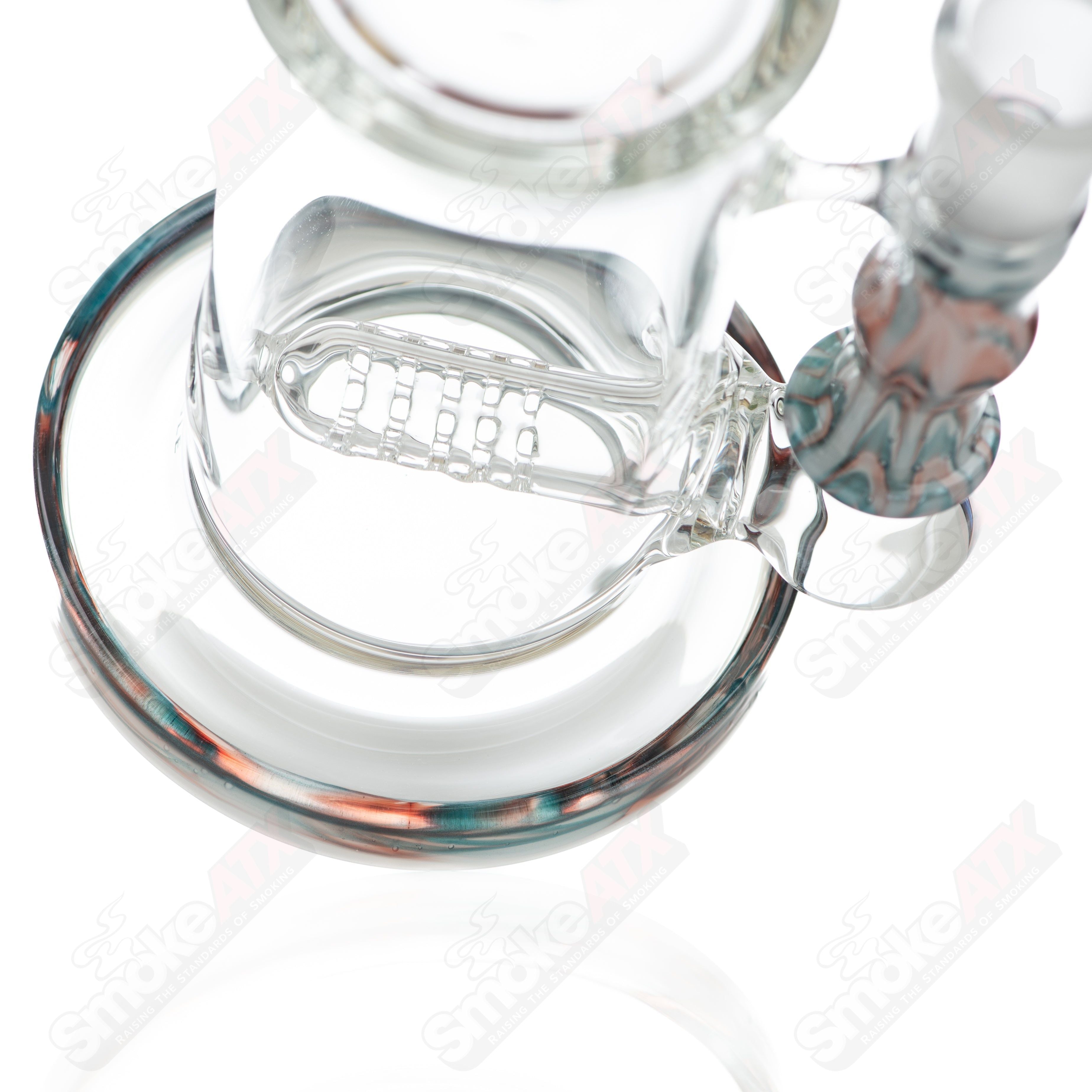 #2 18mm 60mm Wrap n Rake Inline Tube Tagle Glass - Smoke ATX