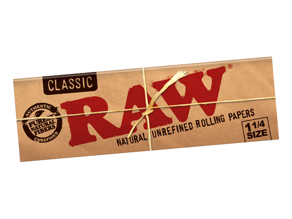 1 1/4 Classic Rolling Papers RAW - Smoke ATX