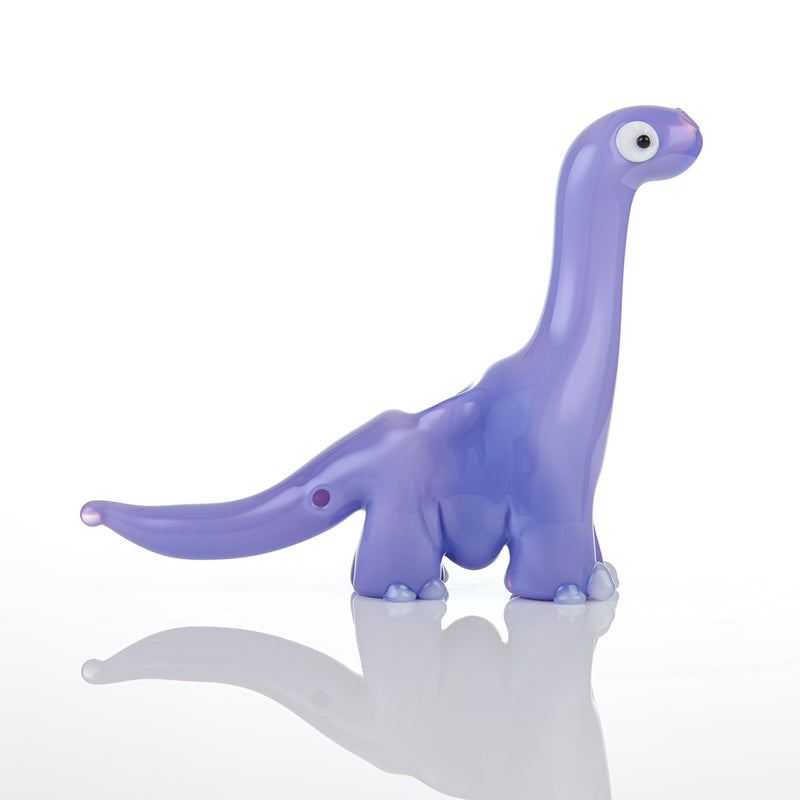 Purple Dino Pipe Nicko Glass - Smoke ATX
