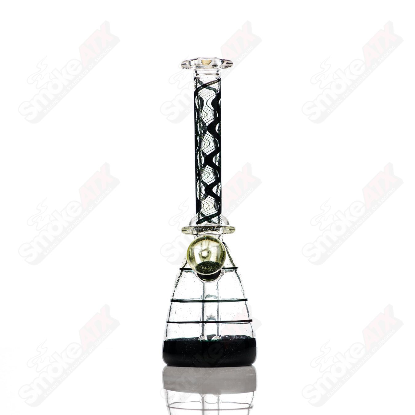 #3 10mm UV Secret Rainbow Mini Tube Dustorm Glass - Smoke ATX