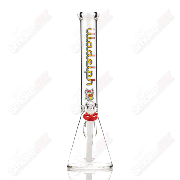 17" 5mm (Rasta) Short Beaker Illadelph - Smoke ATX