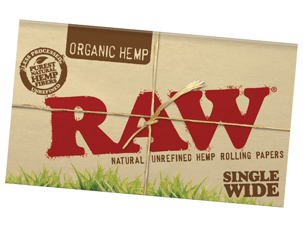 Single Feed Single Wide Organic Hemp Raw - Smoke ATX