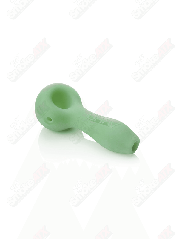 4in Mint Green Sandblasted Spoon Grav - Smoke ATX
