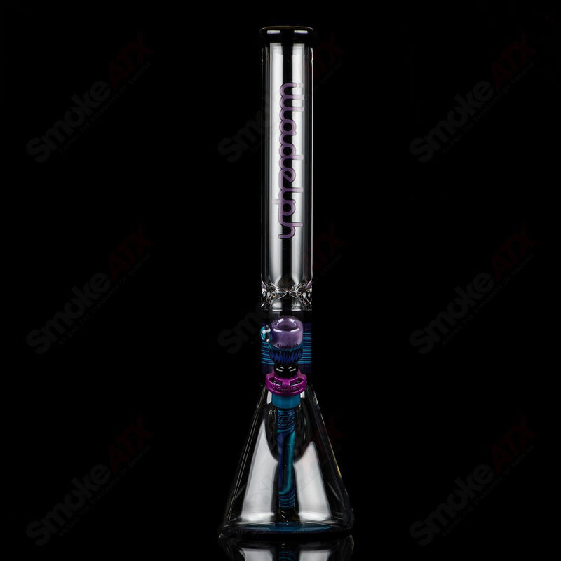 Illadelph Purple And Aqua Jordan Beaker - Smoke ATX