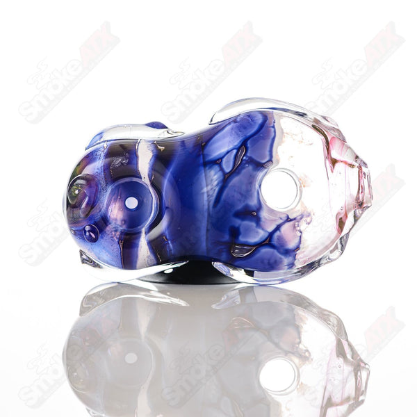 #22 Donut Chillum Glass by Nobody - Smoke ATX