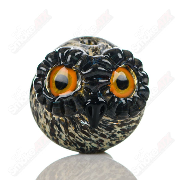 #8 Spotted Owl Carb Cap Four Winds Flameworks - Smoke ATX