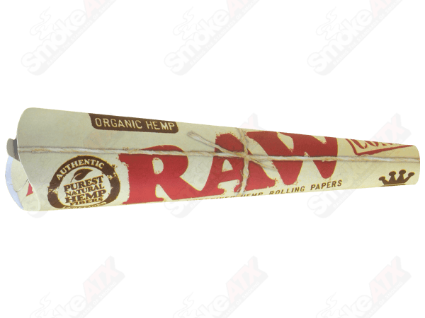 3pk King Size Cones Organic Hemp Raw - Smoke ATX