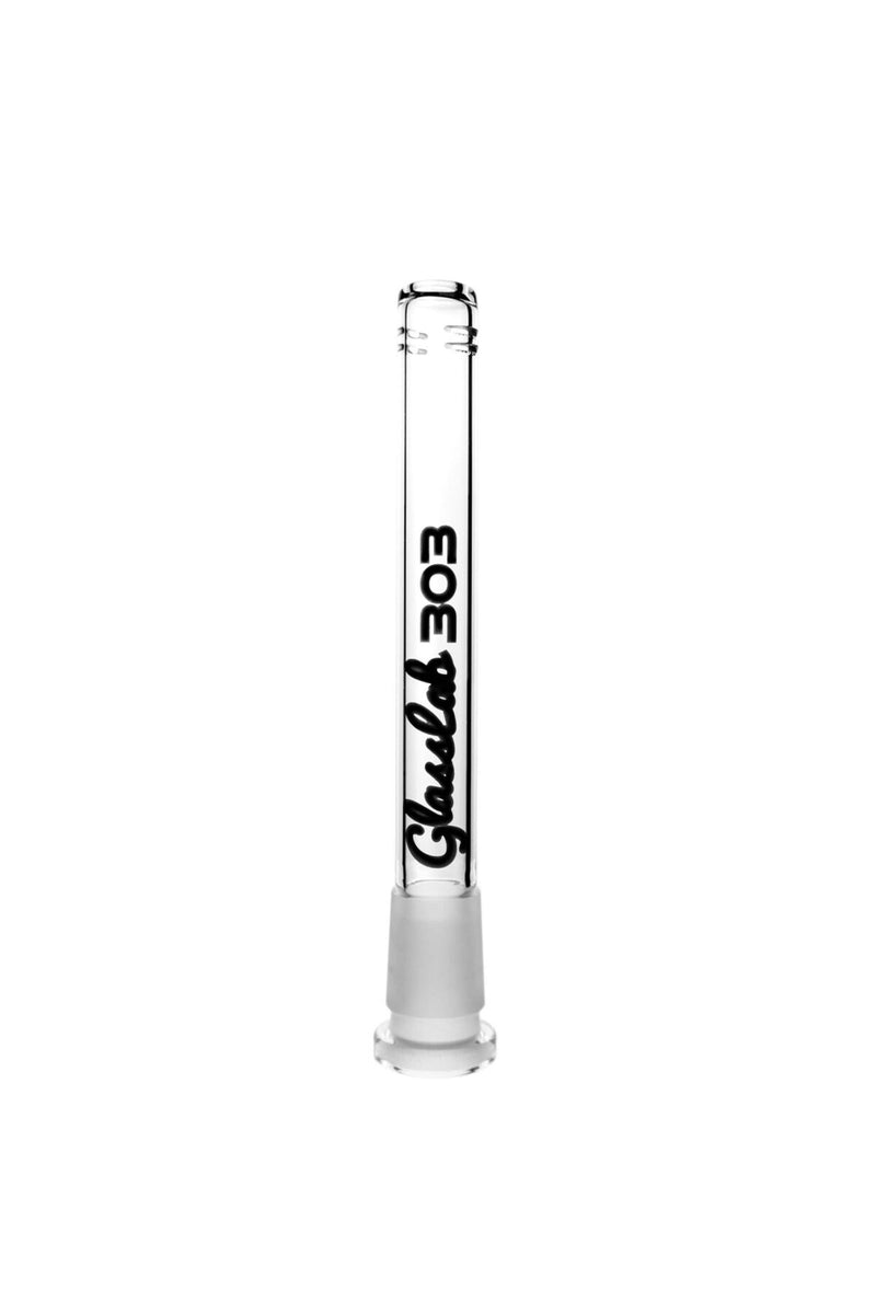 12in 14mm Simple Beaker w Color Accent GlassLab 303 Wisteria - Smoke ATX