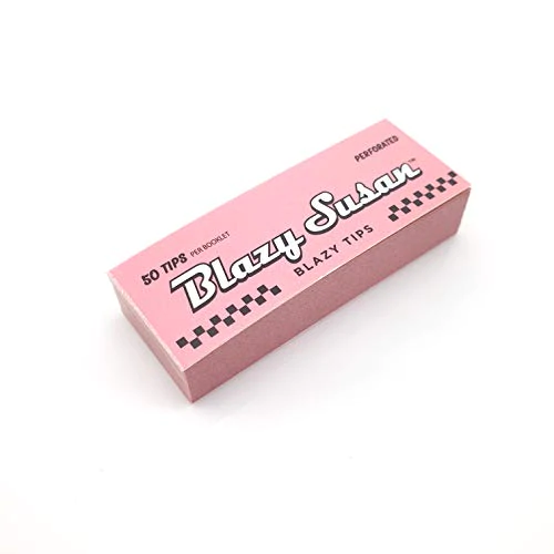 50ct Pink Rolling Tips Blazy Susan - Smoke ATX