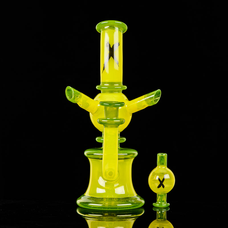 #1 Colored Xhalerator RAM Robert Mickelsen Glass