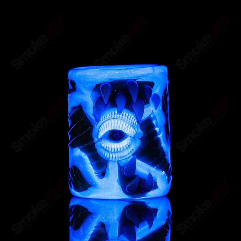 UV Salty Eye Shot Glass w Teeth SALT - Smoke ATX