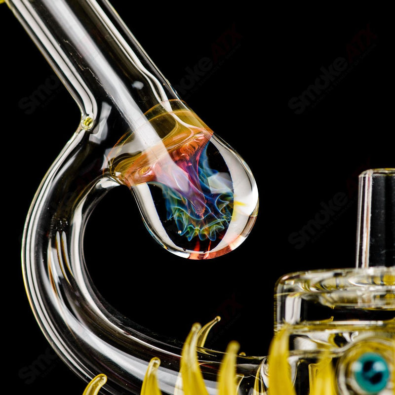 Horned Rig (4.0 Lemondrop ) E.Ross x Freeek Glass - Smoke ATX