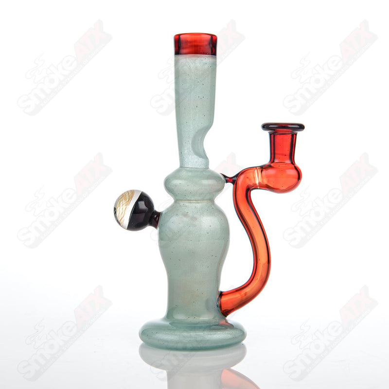 Blue Pastel Rig King Leo Glass - Smoke ATX