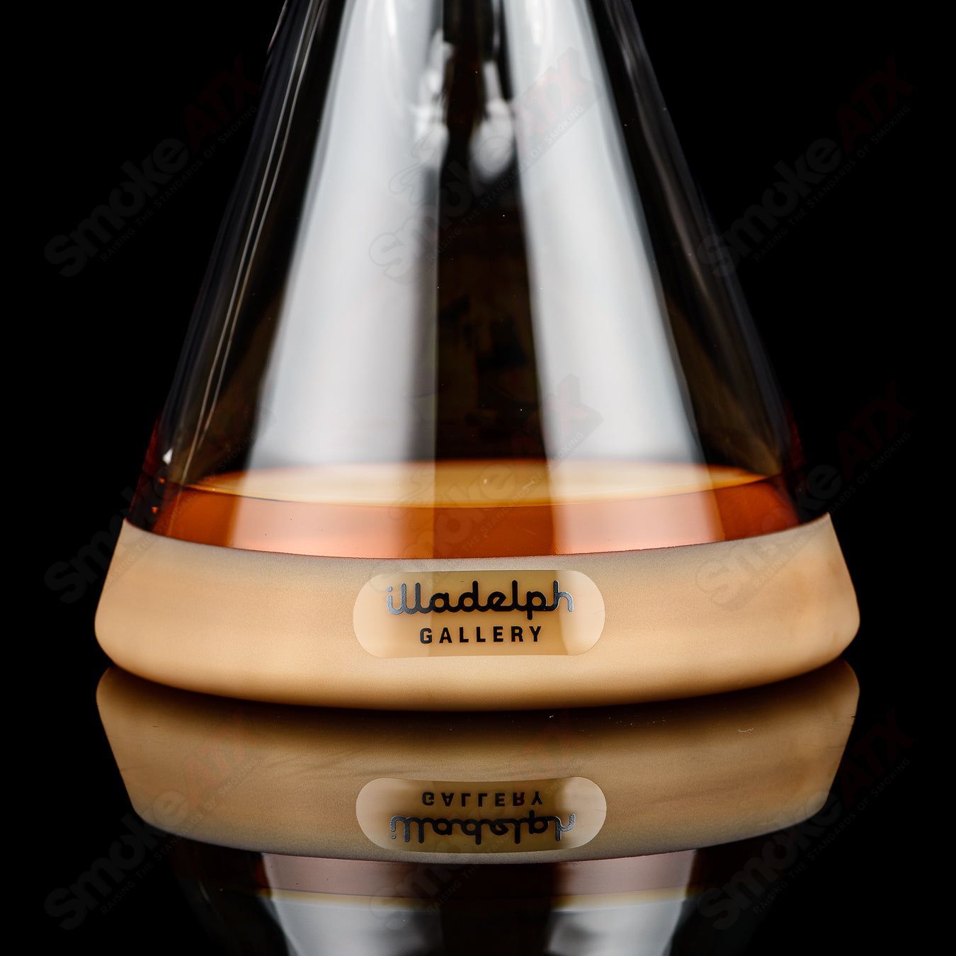 Full Color Frosted Honeycomb Series Beaker Illadelph - Smoke ATX