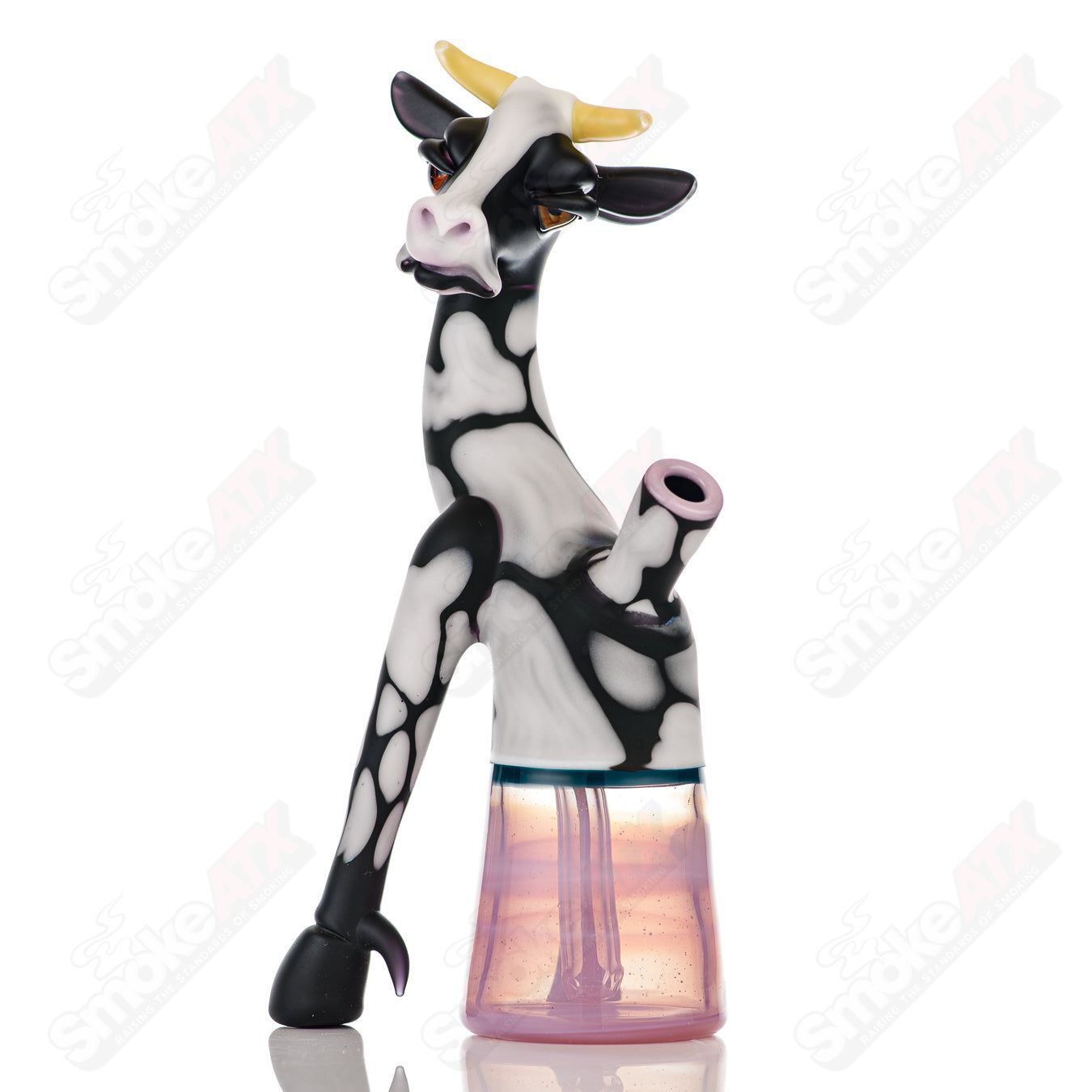 Sitting Cow Rig by Robertson Glass - Smoke ATX