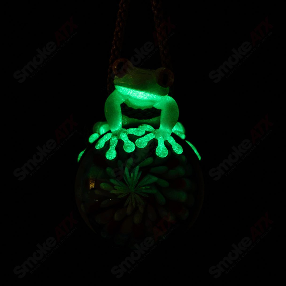 Flower 花 Pendant Kengtaro Glass - Smoke ATX