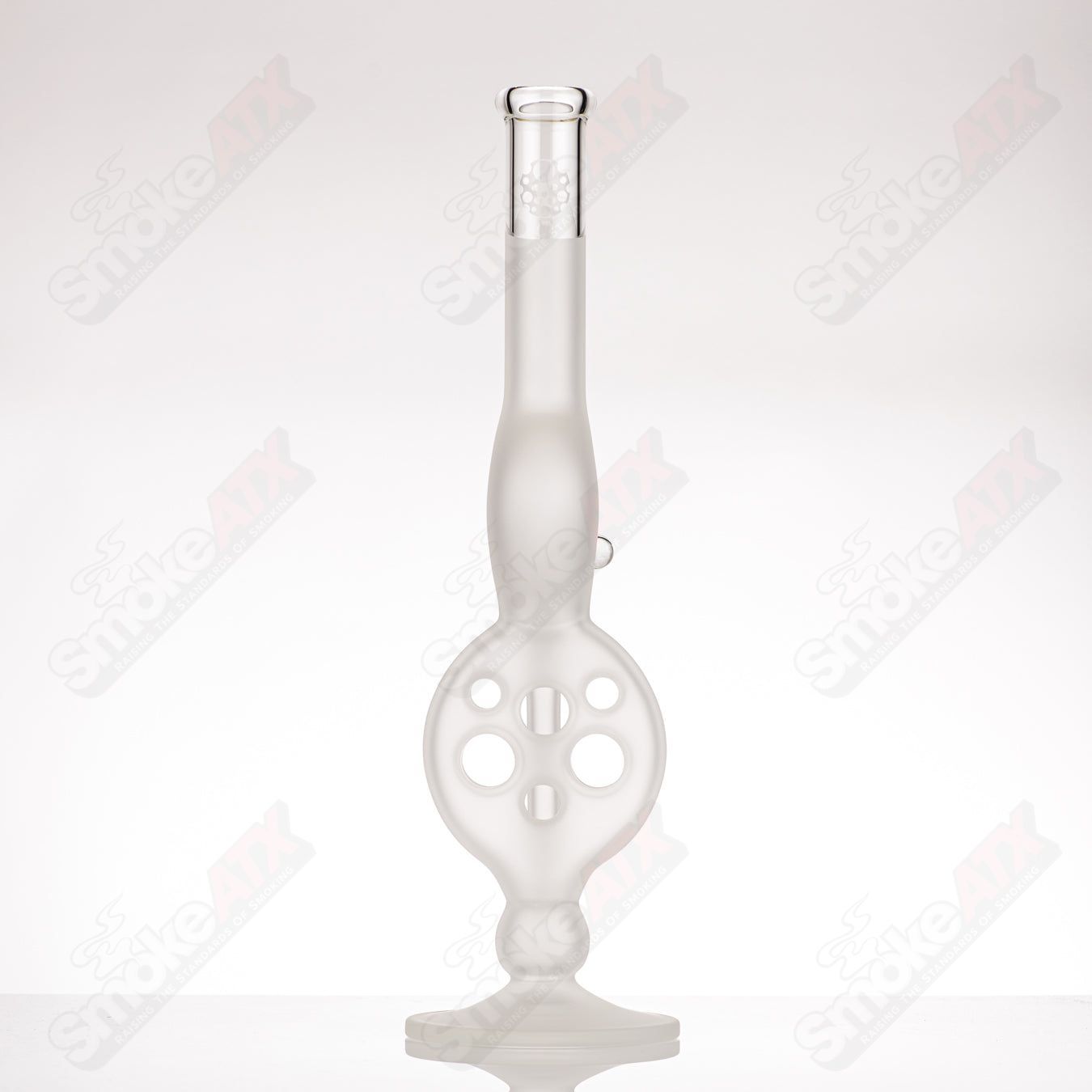 Frosted Swiss Perc w/ Frosted Base - Smoke ATX