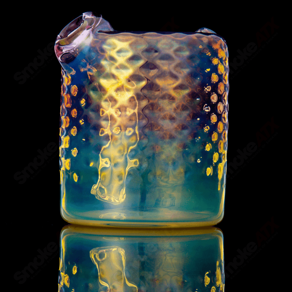 Smoky Rig Fumed Round Rig James Lang | Smoke ATX - Glass Concentrate Rigs