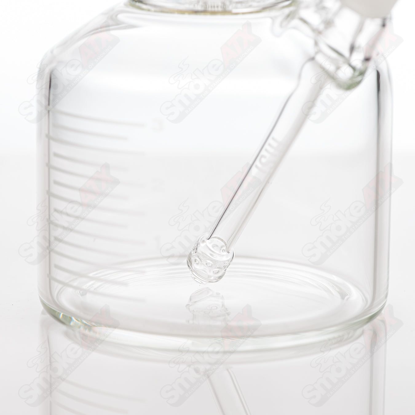 HiSi Glass 17" 50x5 Beaker Mushroom Perc - Smoke ATX