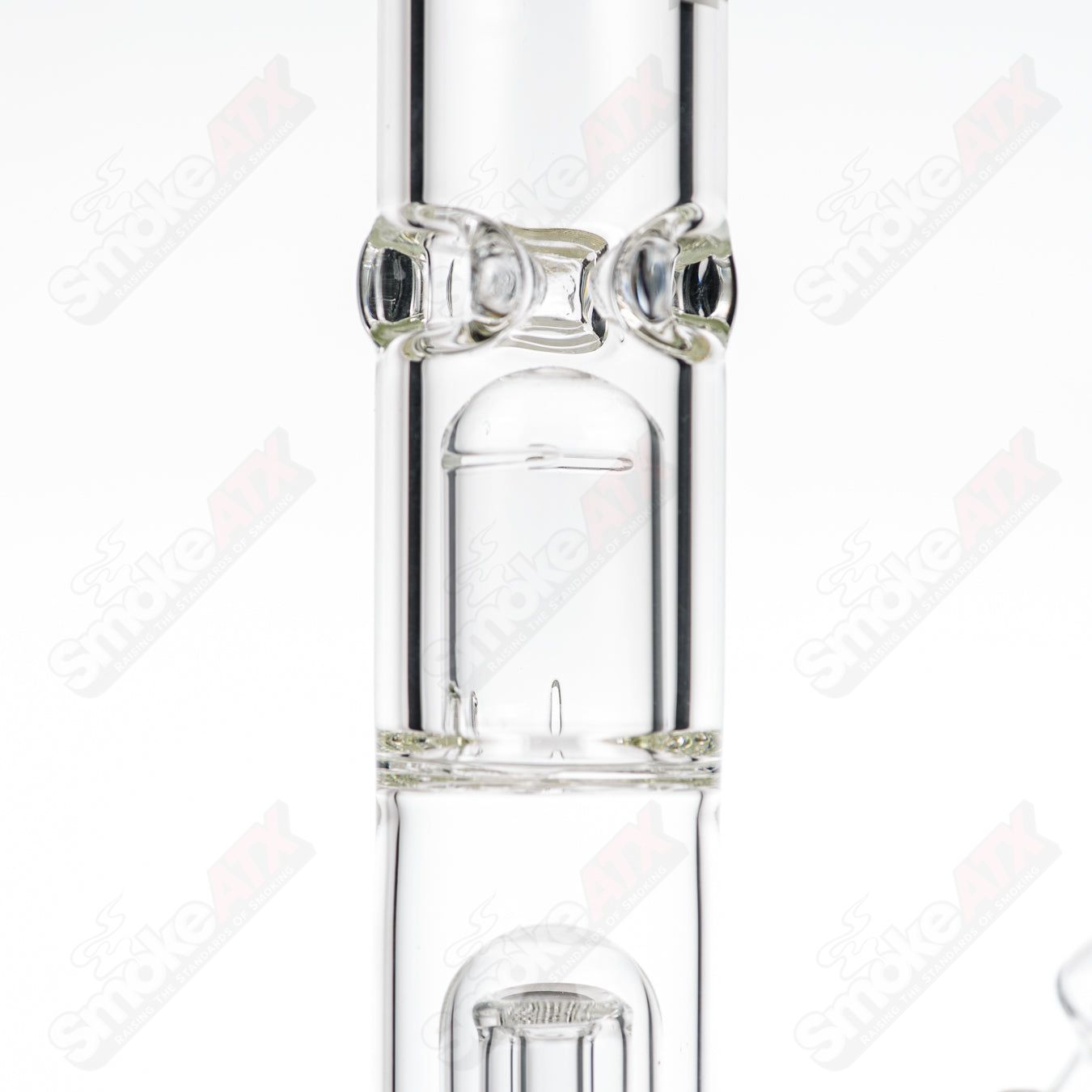 HiSi Glass 17" 50x5 Beaker Mushroom Perc - Smoke ATX