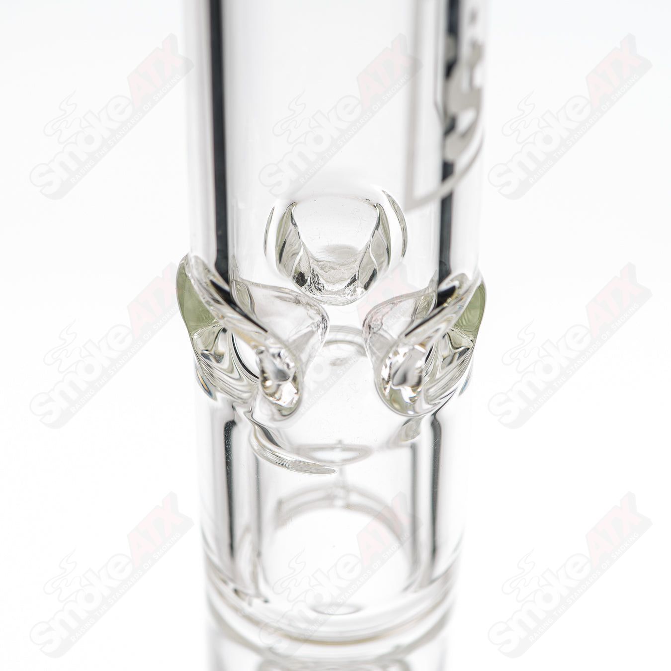 HiSi Glass 17" 50x5 Beaker Mushroom Perc - Smoke ATX