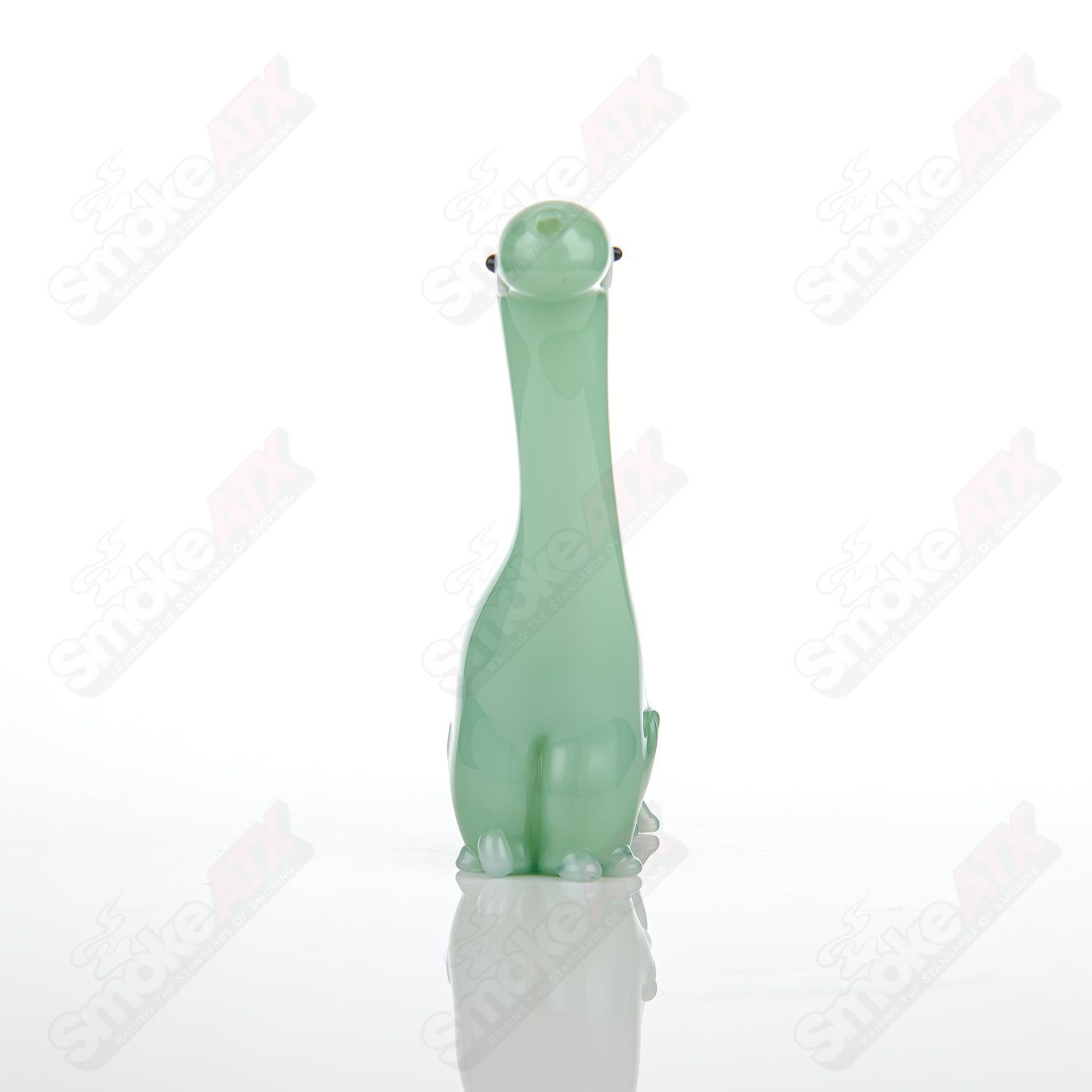 Jade Dino Pipe Nicko Glass - Smoke ATX