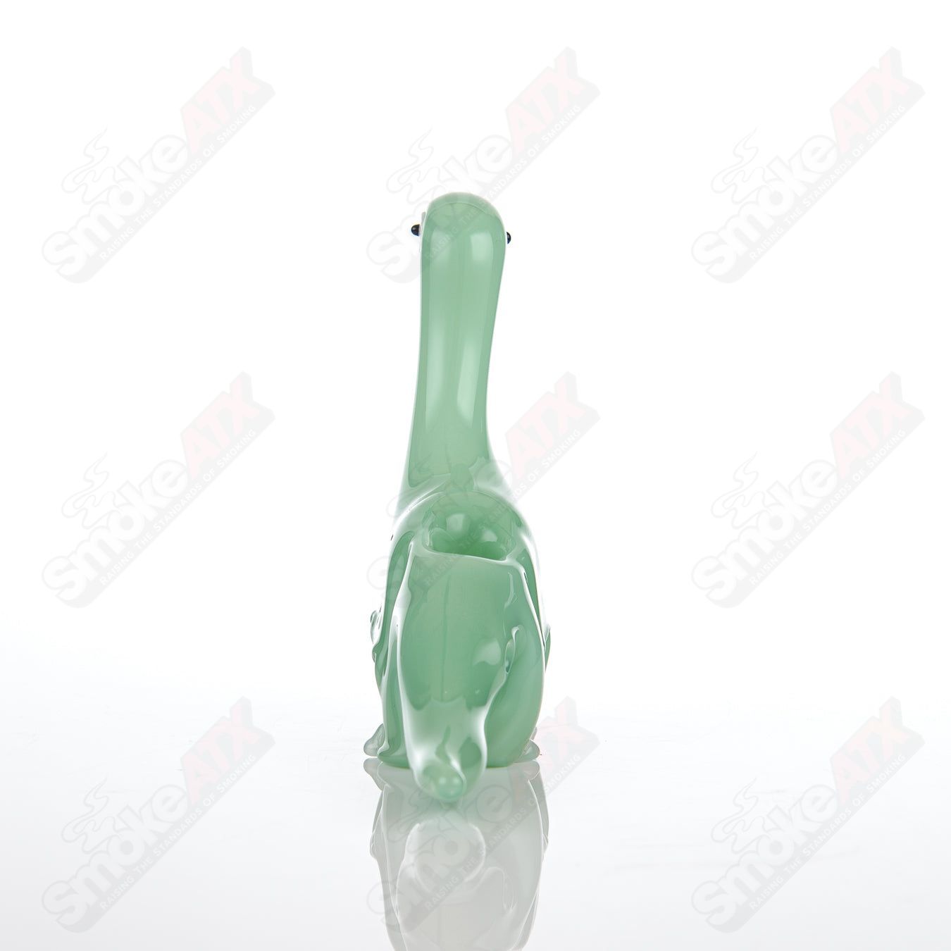 Jade Dino Pipe Nicko Glass - Smoke ATX