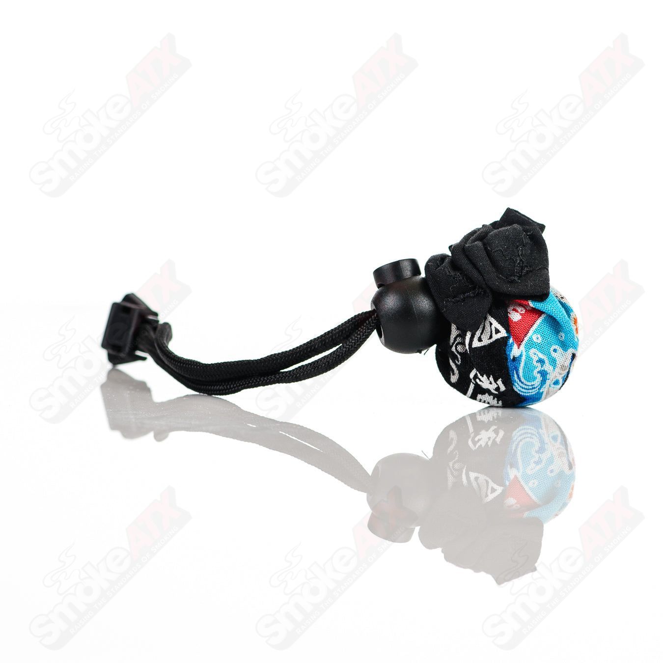 Kobuki Glass 1 Flower Topper Marble - Smoke ATX