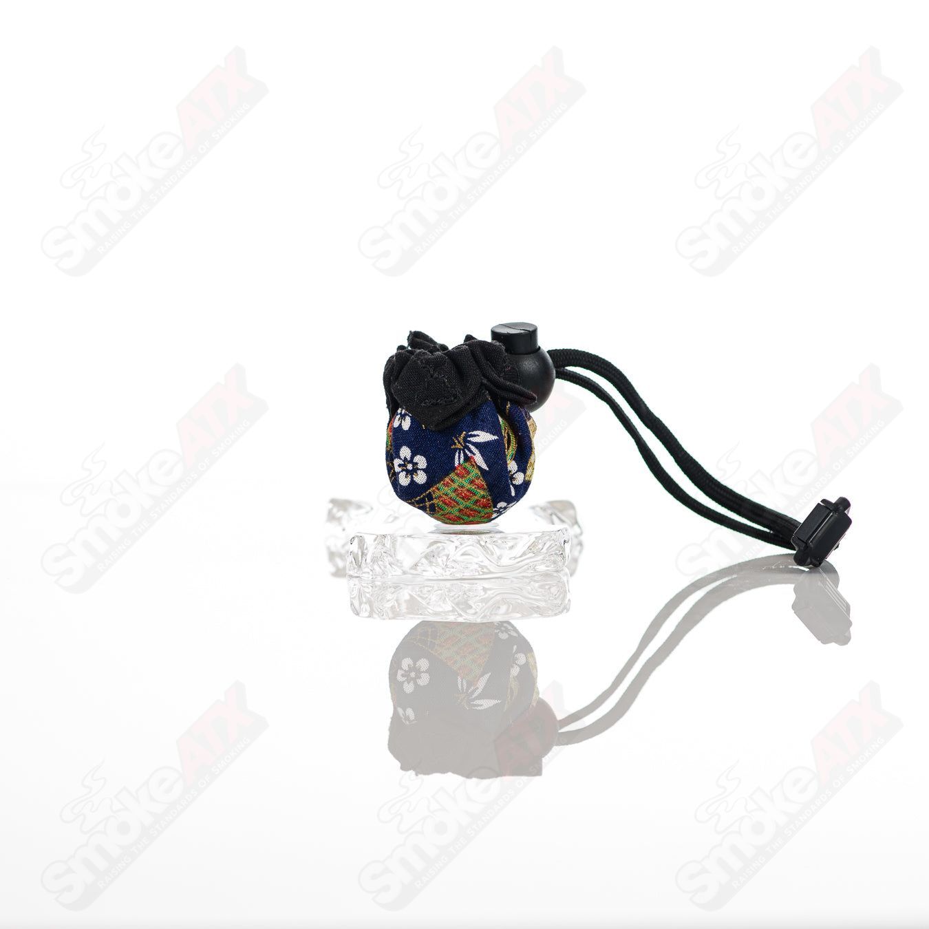 Kobuki Glass 2 Flower Topper Marble - Smoke ATX