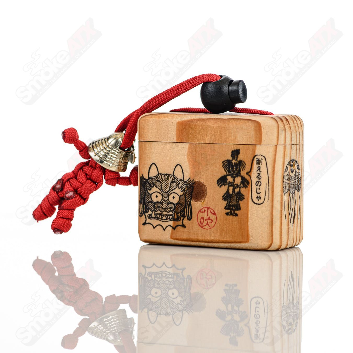 Kobuki Glass Samurai Slurper Set Red - Smoke ATX