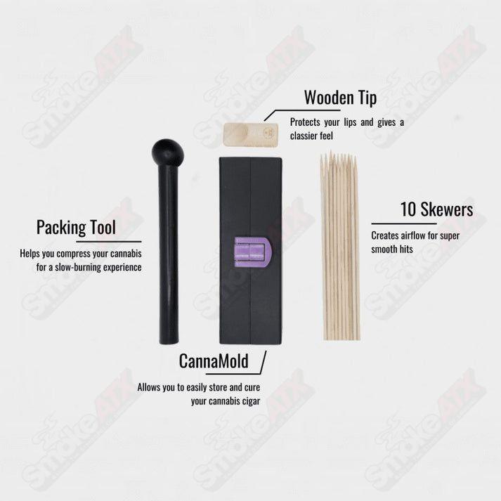 Large CannaMold Purple Rose Supply - Smoke ATX