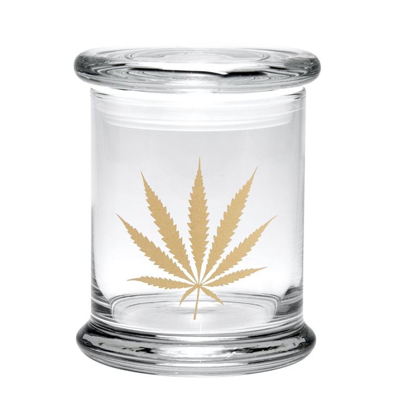 420 SCIENCE POP-TOP JAR SMALL - GOLD LEAF - Smoke ATX