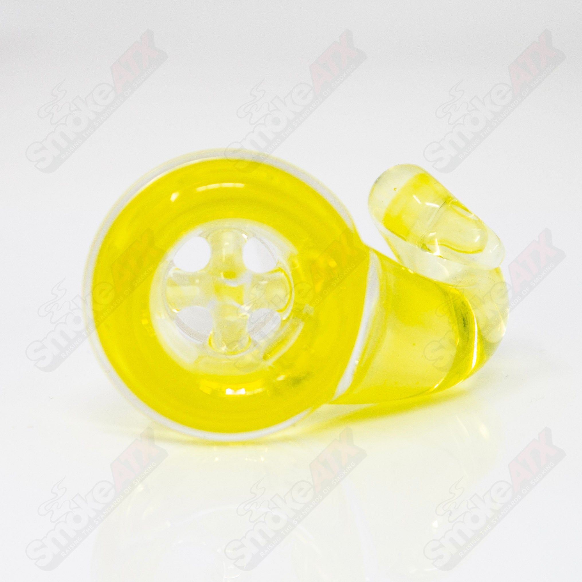 Lemondrop 18mm Full Accent Slide Black T Glass 4 - Smoke ATX