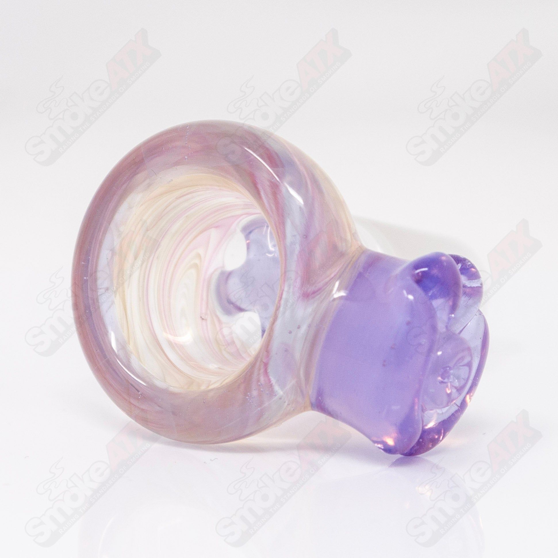 Lucid 18mm Full Accent Slide Black T Glass 6 - Smoke ATX