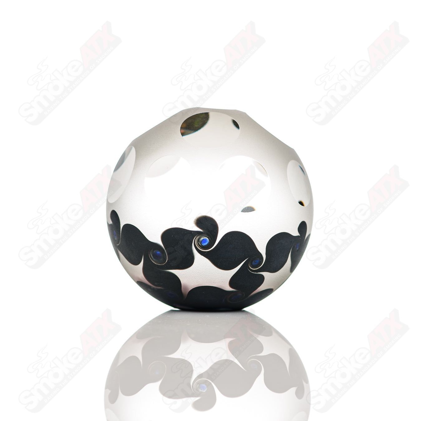 Pink Faceted Marble Raj K Glass - Smoke ATX