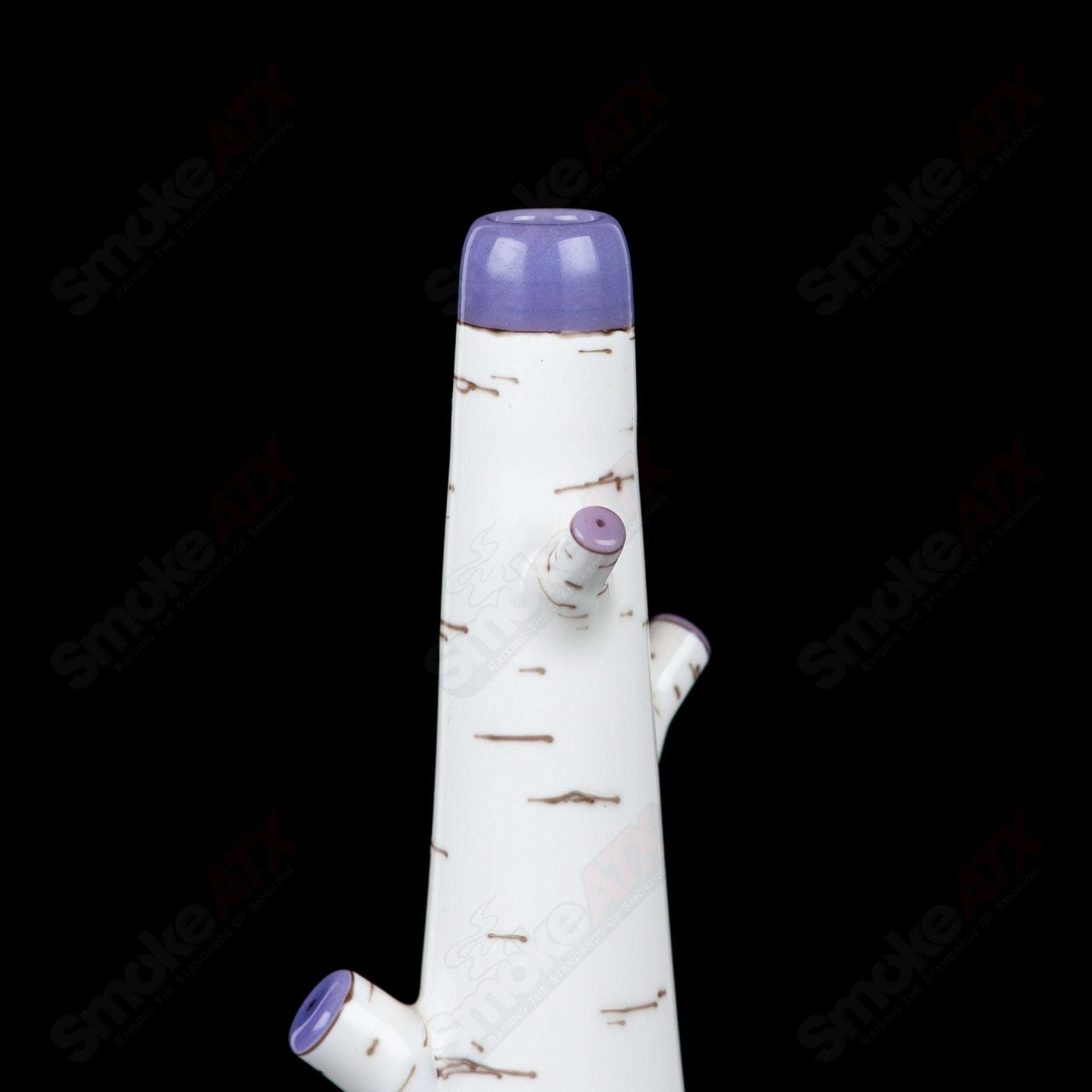 Purple Birch with Face Foster Glass - Smoke ATX