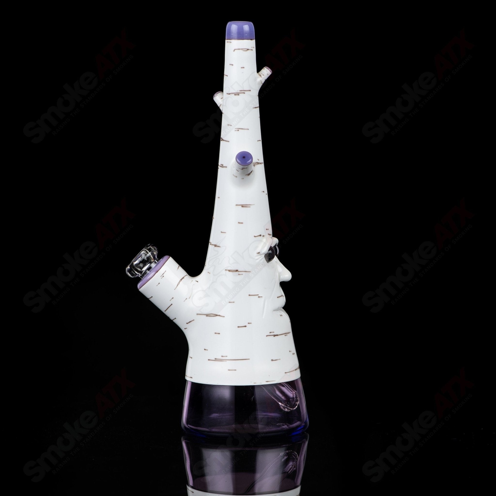Purple Birch with Face Foster Glass - Smoke ATX