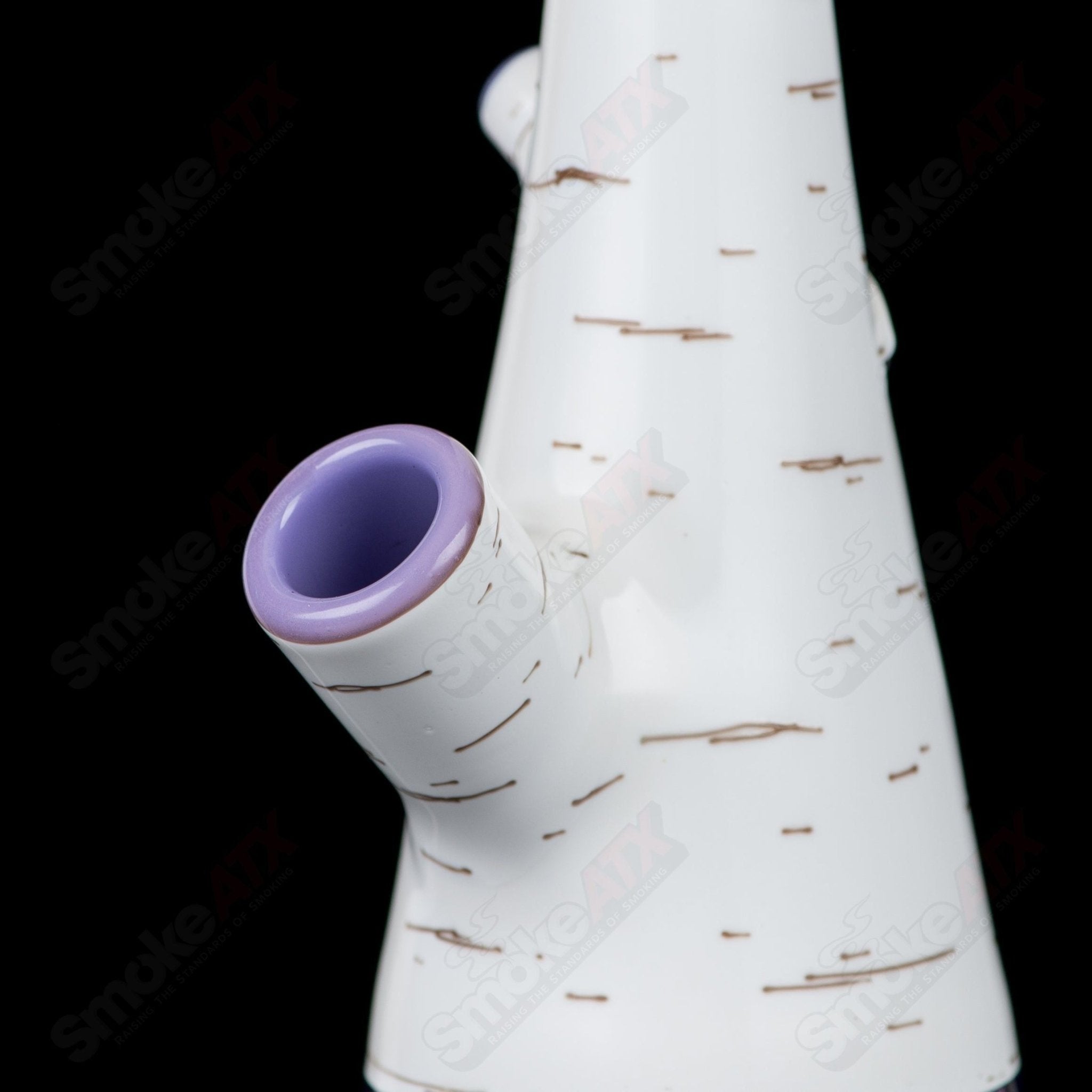Purple Birch with Face Foster Glass - Smoke ATX