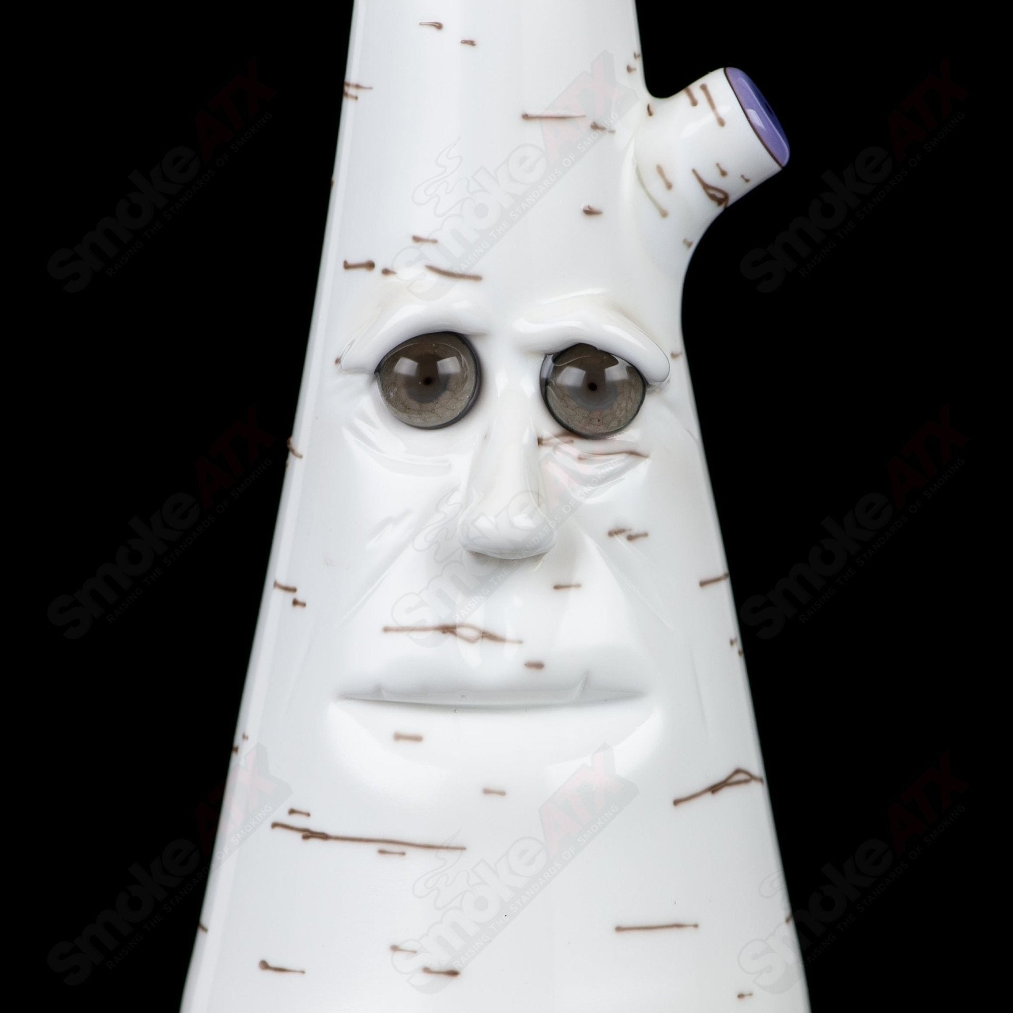 Purple Birch with Face Foster Glass - Smoke ATX