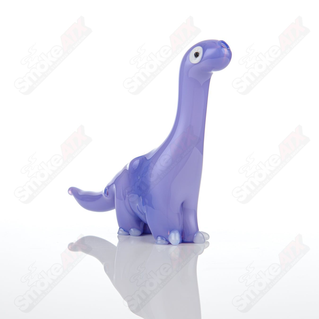 Purple Dino Pipe Nicko Glass - Smoke ATX