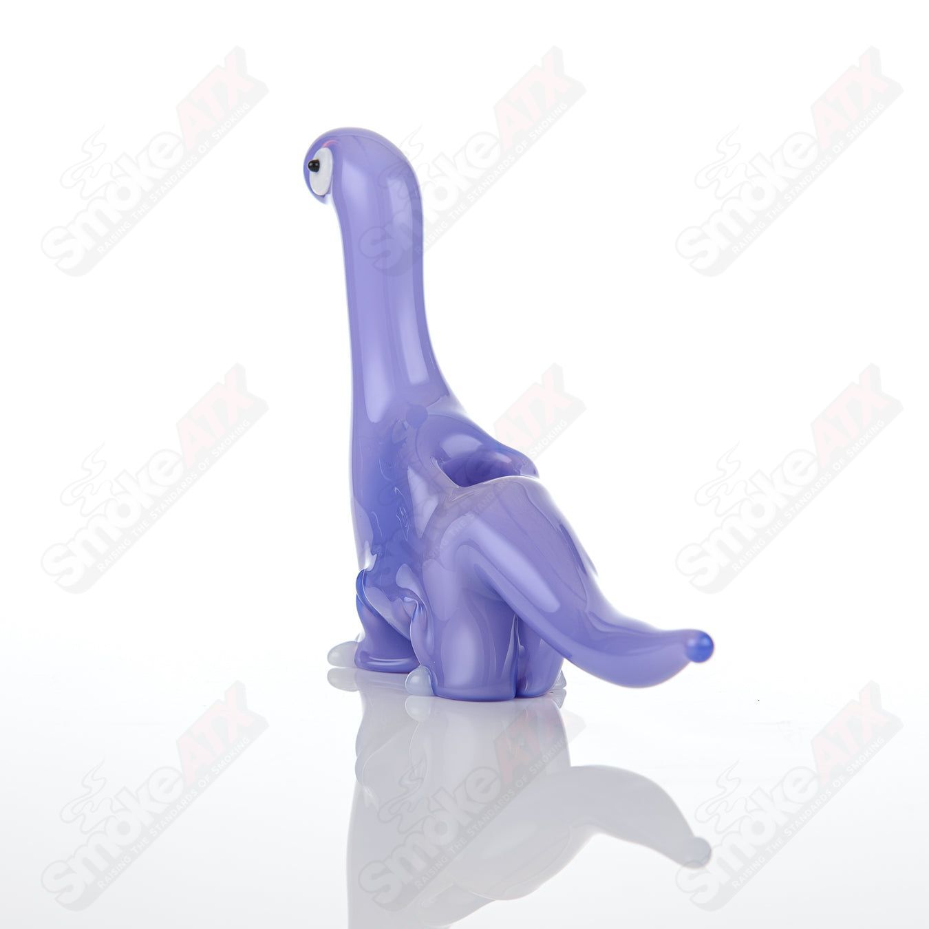 Purple Dino Pipe Nicko Glass - Smoke ATX