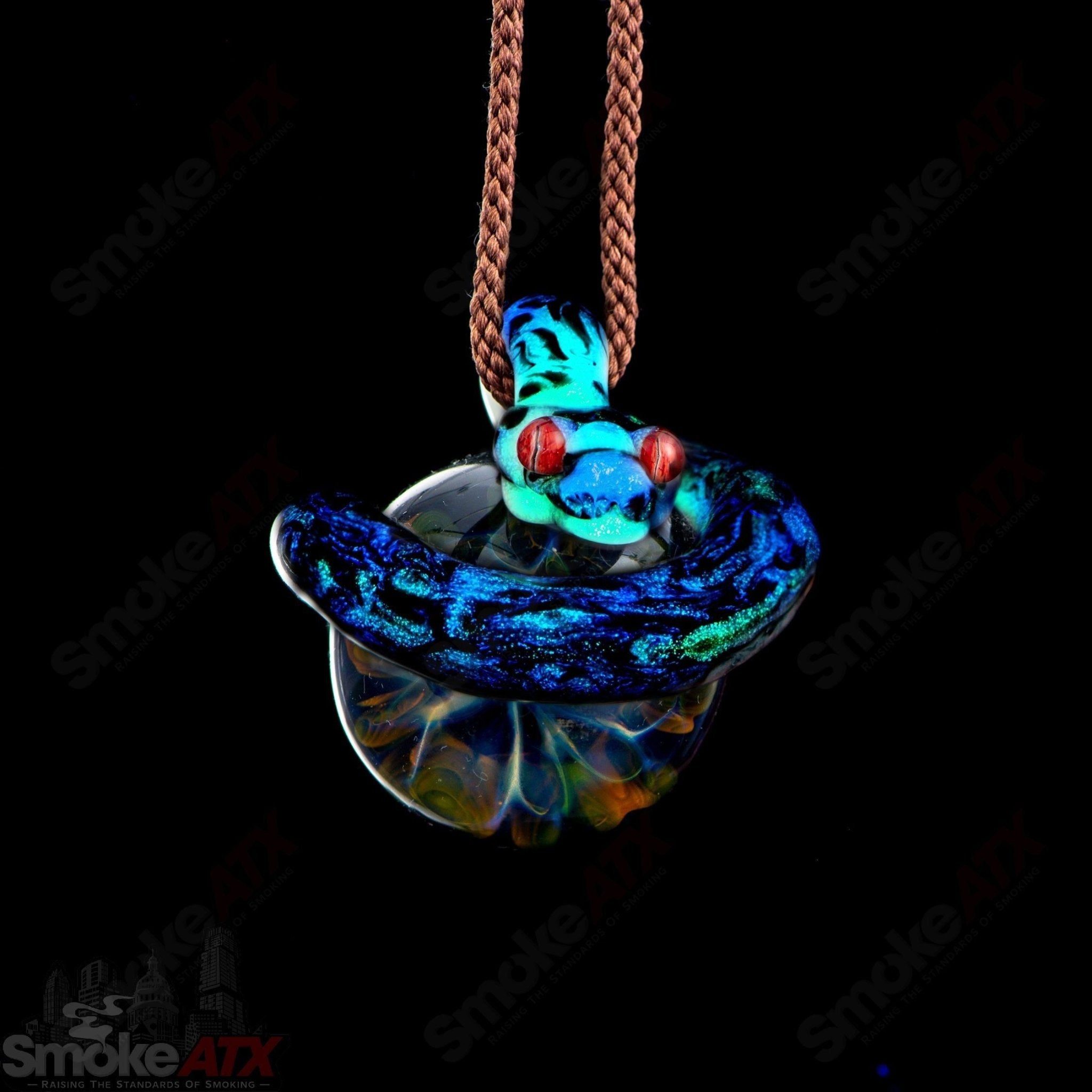 Python Pendant Kengtaro Glass - Smoke ATX