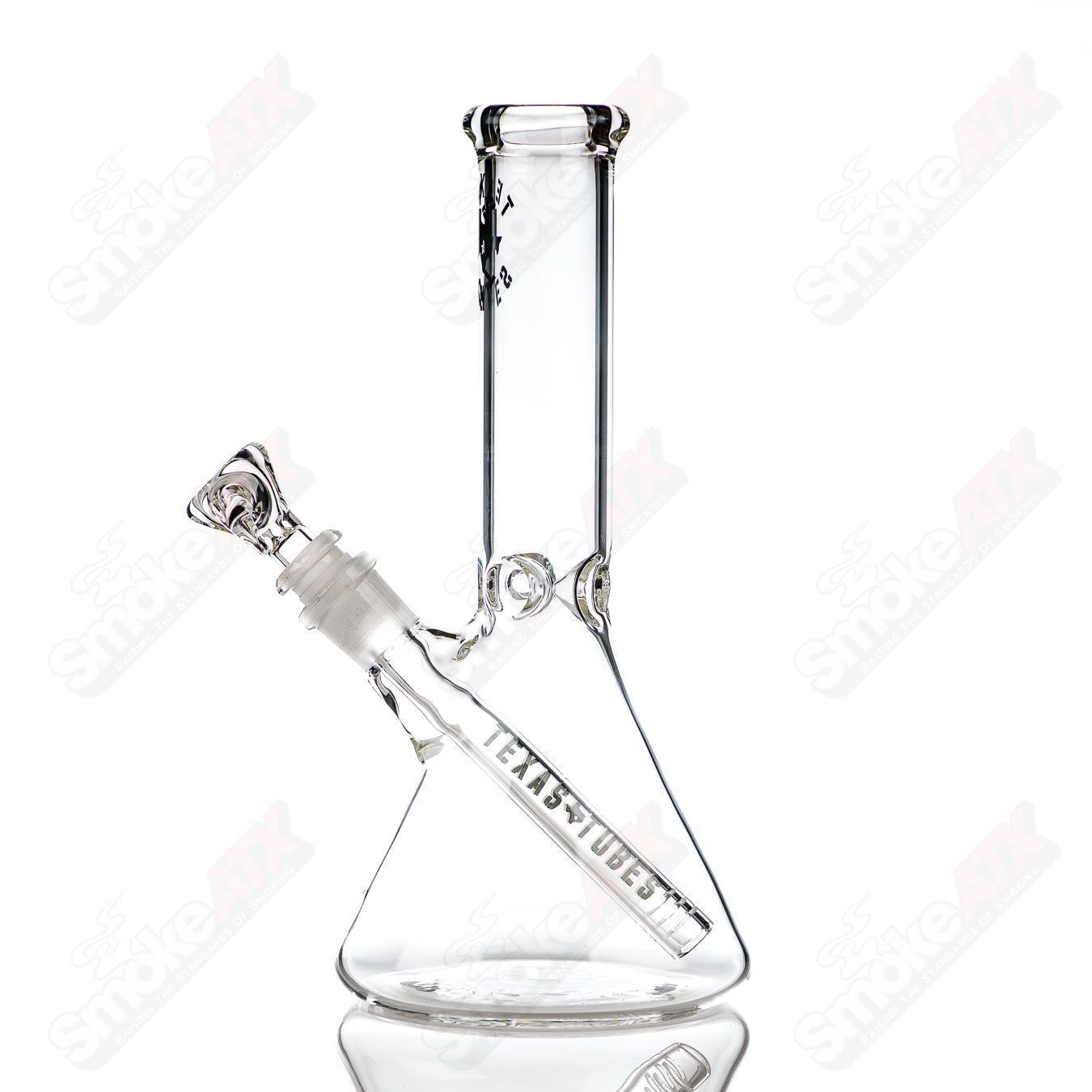 10in 14mm Beaker Texas Tubes - Smoke ATX