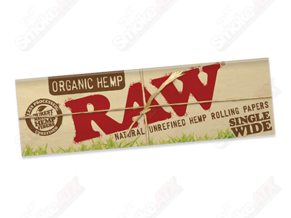 Single Feed Single Wide Organic Hemp Raw - Smoke ATX