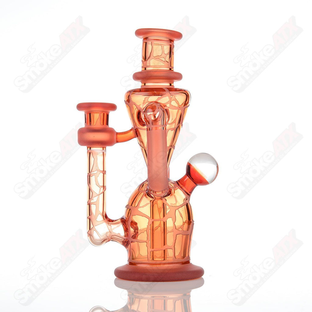 Single Double Rig Sun Stone Single Color Double Up Rig Rooster Glass